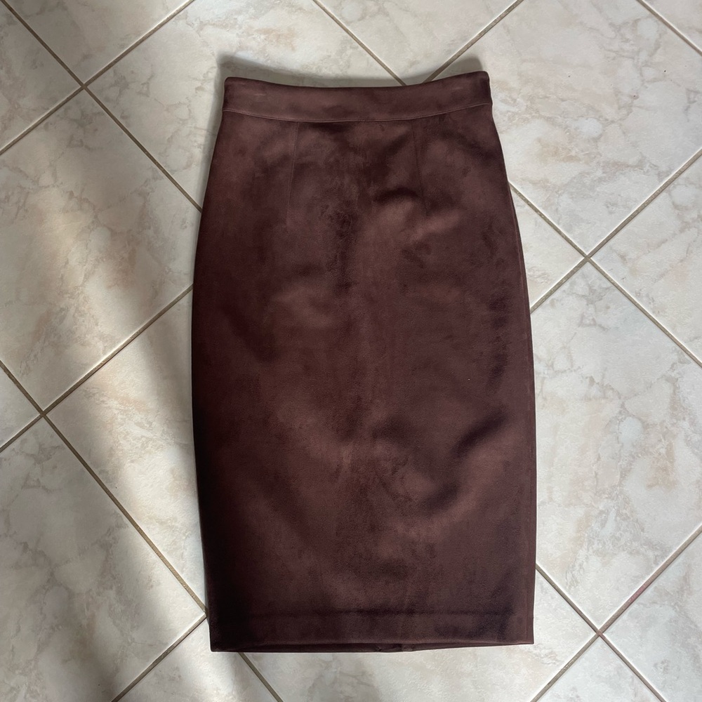 Tommy Hilfiger Dark Brown Pencil Skirt